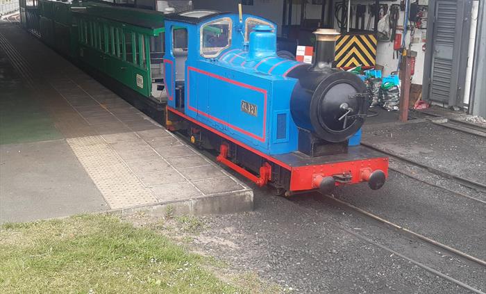Clara awaiting passengers